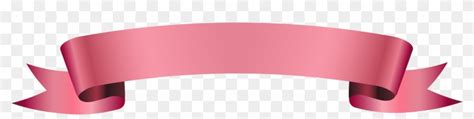 Pink Ribbon Banner Png