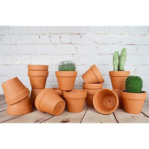 Buy My Urban Crafts 16 Pcs Small Terracotta Pots 25 X 3 Inch Mini