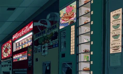 Anime Vending Machines 90s Anime Anime Wallpaper Anime Scenery