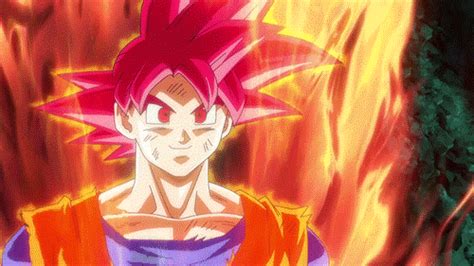 Goku gif de alta calidad. *Goku Super Saiyan God* - Dragon Ball Z Photo (37682280) - Fanpop