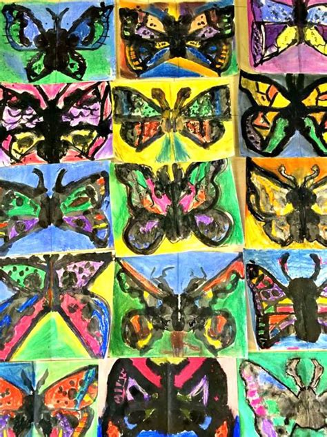 Symmetrical Butterflies Kindergarten Art Projects Homeschool Art