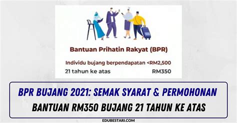 Syarat kelayakan am permohonan upu 2021. BPR Bujang 2021: Semak Syarat & Permohonan Bantuan RM350 ...