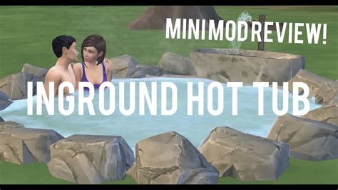 The Sims 4 Mini Mod Review Inground Hot Tub Youtube
