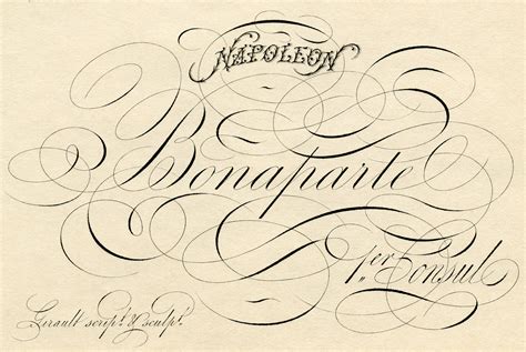 Spencerian Script Napoleon Pen Flourishing The Graphics Fairy