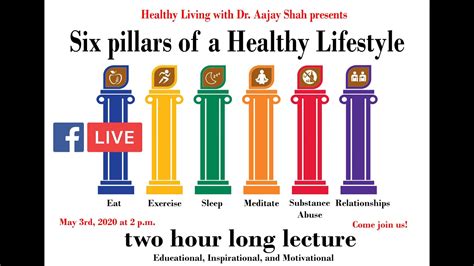 6 Pillars Of A Healthy Lifestyle Dr Aajay Shah Youtube