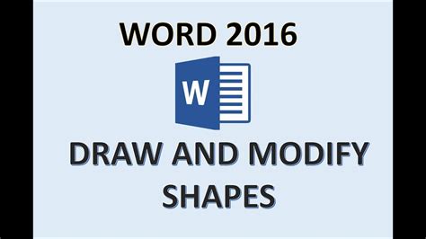 Word 2016 Draw Shapes How To Write And Use Drawing In Ms 365