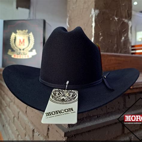 Texana O Sombrero Vaquero 20x Estilo Sinaloa Color Negro —