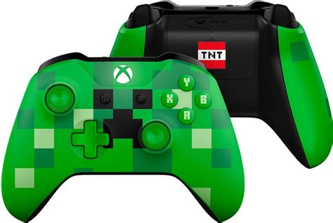 Xbox One Minecraft Creeper Se Wireless Controller 2 Aa Batterien