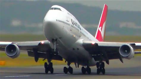 5 Big Planes Taking Off From Very Close Up Sydney Airport Plane
