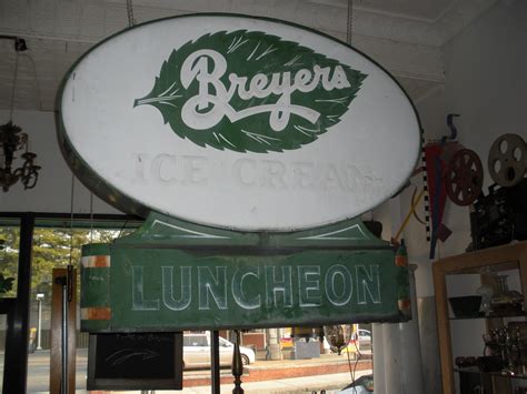 Vintage Breyers Ice Cream Sign South Orange Salvage