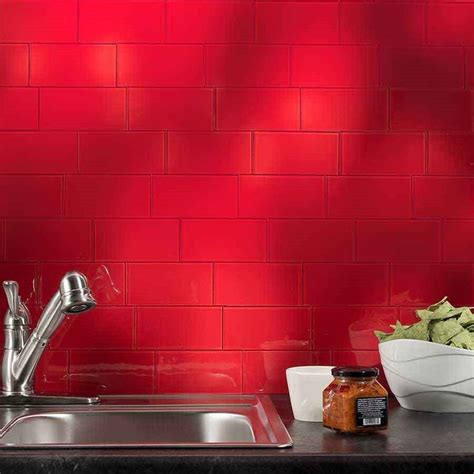 This massive backsplash ideas article is in two sections. Image result for red backsplash ideas for kitchen | Glass ...