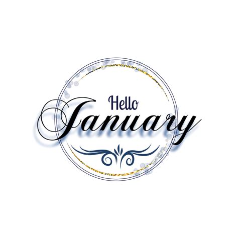 Hello January Png Image Hello January In Luxury Mode Png Luxury Art