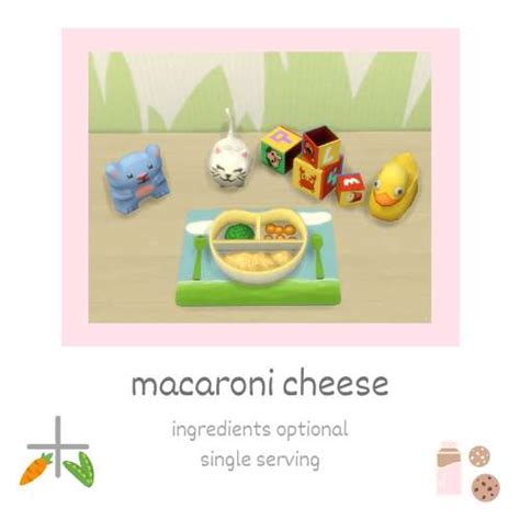 Macaroni Cheese Toddler Food By Littlbowbub From Patreon Kemono