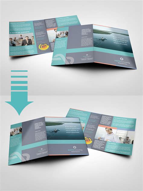 A5 Half Fold Brochure 4 Pages ~ Brochure Templates On Creative Market