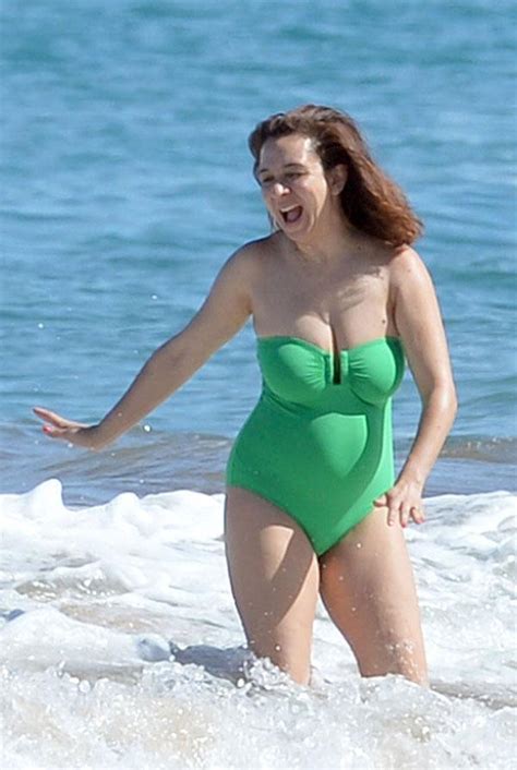 Maya Rudolph Laughs While Enjoying Hawaii Beach Date In Boob Baring