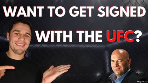 3 Easy Steps To Get A Ufc Contract Youtube