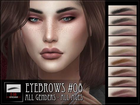 Eyebrows 8 For The Sims 4 Found In Tsr Category Sims 4