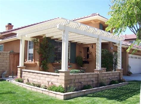 Check out our front porch patio selection for the very best in unique or custom, handmade pieces from our signs shops. Lattice style patio cover in front yard. | Yelp