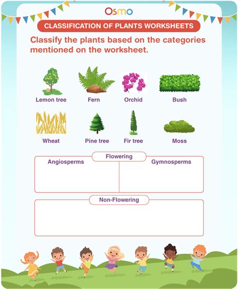 Classification Of Plants Worksheets Download Free Printables