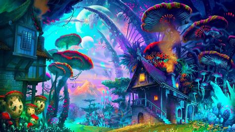 Psychedelic Nature Wallpapers Top Free Psychedelic Nature Backgrounds