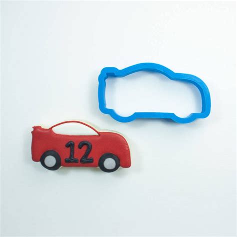 Race Car Cookie Cutter Car Vehicle Birthday Racing Etsy