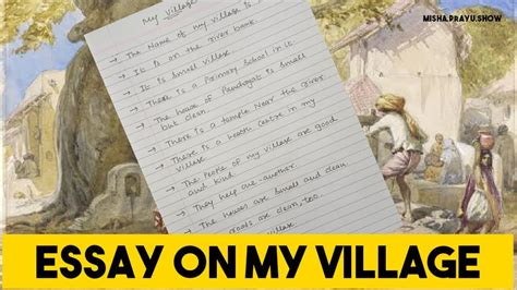 My Village Essay 10 Lines On My Village In English Write A Short