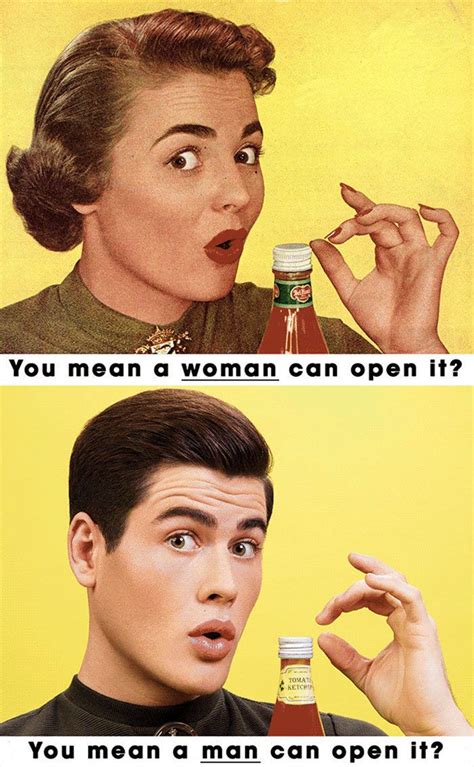 artist gives vintage ads a feminist makeover by swapping gender roles huffpost women