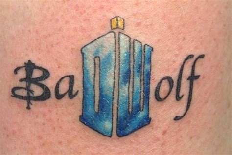 Bad Wolf Tattoo With 11s Logo And A Buffy B Oh My Gosh This Is
