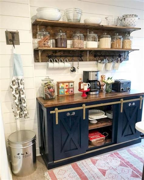 Luckily, there are coffee bar ideas that you can copy to fill your corner, no matter how small the space you have. Unusual DIY Kitchen Open Shelving Ideas | Coffee bar home ...