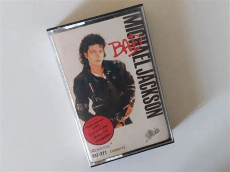 Michael Jackson Bad Rare Cassette Tape Argentina Pressing Nm