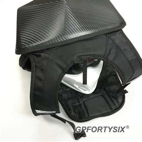 Moto Gp Waterproof Mach Motorcycle Riding Backpack Helmet Bag Carbon