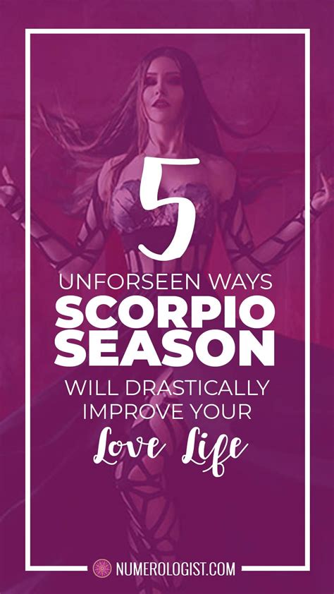 5 Ways Scorpio Season Will Drastically Improve Your Love Life