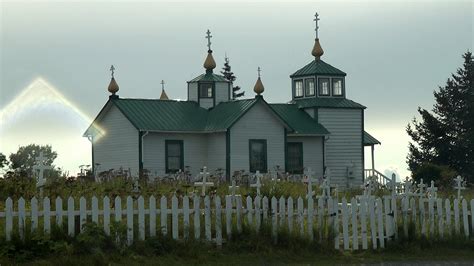 Russisch Orthodoxe Kirche In Ninilchik Kenai Halbinsel Alaska Foto