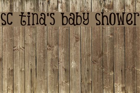 1 style, by stefani letter. SC Tina's Baby Shower Font - FFonts.net