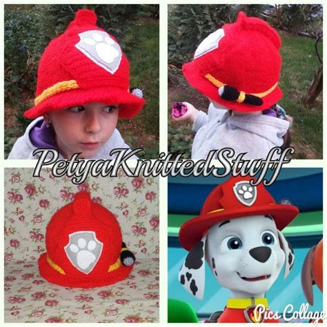 Marshall Inspired Hat Paw Patrol Hat Marshall Paw Patrol Etsy Paw