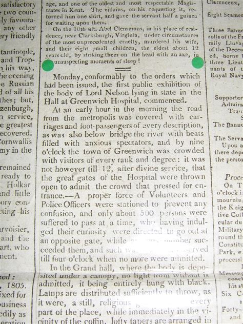 Lot 45 - NELSON'S FUNERAL