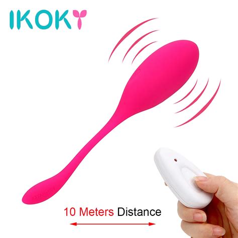 Ikoky Kegel Exercise Vaginal Ball Remote Control G Spot Vibrator Sex Toys For Women Usb Charge