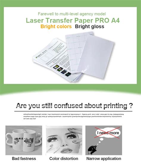 Easy Operate And More Prefect Printingnew Heat Transfer Laser Transfer