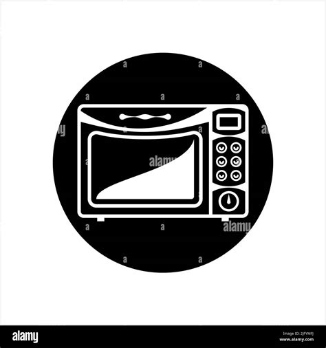 Microwave Icon Microwave Vector Art Illustration Stock Vector Image