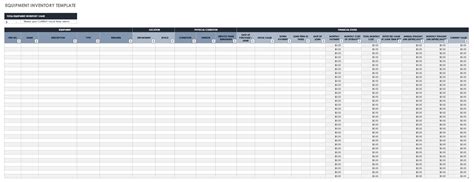 Inventory Tracking Sheet Template — Db