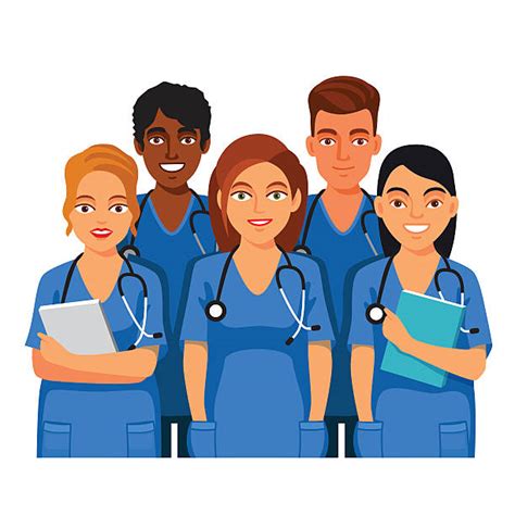 Group Of Nurses Illustrations Royalty Free Vector Graphics And Clip Art