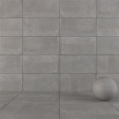 Concrete Wall Tiles Concrea Grey Texture Cgtrader