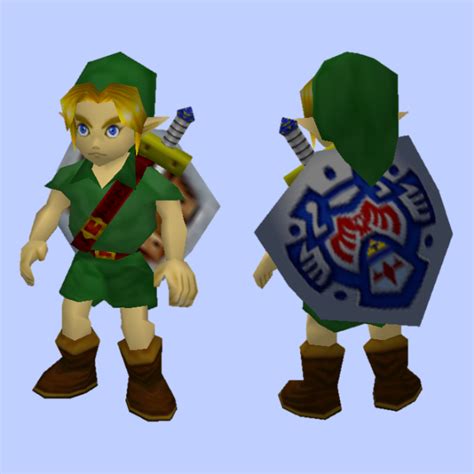 The Legend Of Zelda Ocarina Of Time Link Character Design Kid