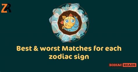 This article brings a list of best and worst relationship matches for cancer sun sign based on the level of compatibility they share. Best And Worst Matches And Compatibility For Zodiac signs