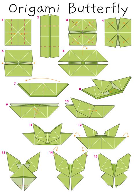 Origami Ideas Origami Instructions Of A Butterfly