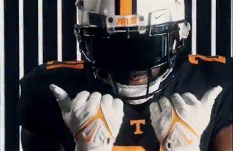 Tennessee Reveals Alternate Black Football Uniform Rocky Top Insider