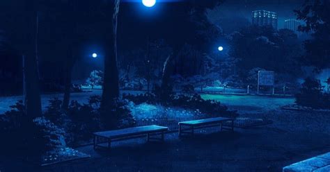 Top Imagen Anime Park Background Night Thpthoanghoatham Edu Vn
