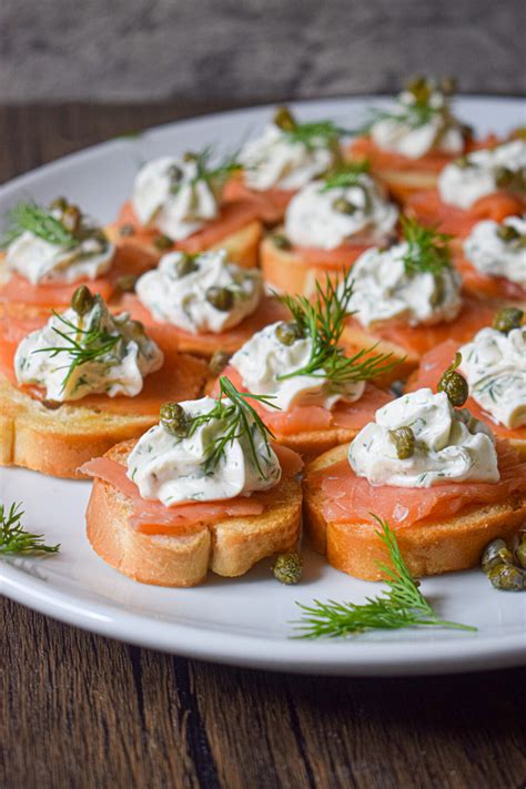 Smoked Salmon Crostini The Jam Jar Kitchen