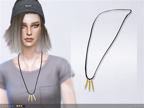 The Sims Resource Toksik Chloe Necklace