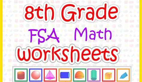 8th Grade FSA Math Worksheets: FREE & Printable
